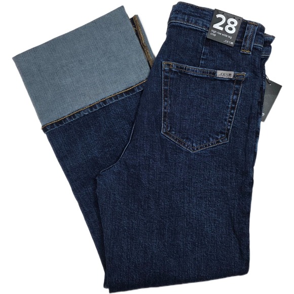 Joe's Jeans Denim - Joe's Jeans Women's Valentina High Rise Wide-Leg Crop Jeans